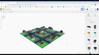 Tinkercad Neighborhood Design  Part 6 [upl. by Sherar118]