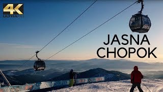 Jasna Chopok Nízke Tatry 2017 I 4K skiing Slovensko Słowacja Slovakia trip [upl. by Wehtta]