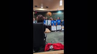 Montville’s Hilldale Elementary students at Board of Ed mtg on Nov 19 for Blue Ribbon School Award [upl. by Philina]