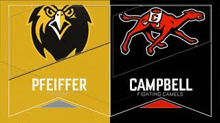 Campbell Mens Basketball vs Pfeiffer  11424 [upl. by Lachance97]