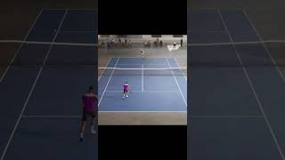 Top Spin 2K25 Federer Nice Drop Volley Winner vs Zverev Online shorts [upl. by Pauletta258]