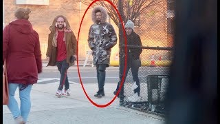 EXTREME STALKER PRANK ON MY BEST FRIEND he fought the stalker [upl. by Olraced]