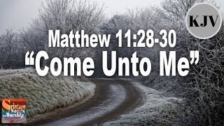 Matthew 112830 Song quotCome Unto Mequot  Esther Mui Scripture Worship with Lyrics [upl. by Timi]