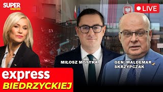 🔴EXPRESS BIEDRZYCKIEJ  MIŁOSZ MOTYKA GEN WALDEMAR SKRZYPCZAK NA ŻYWO [upl. by Spanjian]