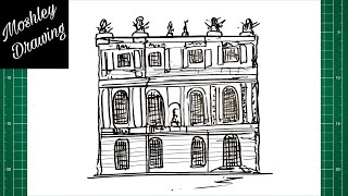 How to Draw The Versailles Castle [upl. by Haneen830]