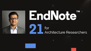 Endnote for Beginners  Endnote Tutorial for Architecture Researchers  2024  Tutorial [upl. by Ahtaga370]