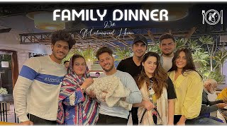 Dinner with family  first time outing with Mhasan  minal appi ne bhe vlog banaya mera 🤪 [upl. by Ardnaeel172]