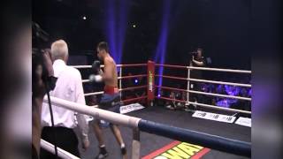 Virgilijus Stapulionis vs Niko Jokinen rematch Brutal TKO [upl. by Kassab]