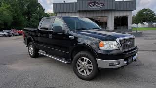 2005 Ford F150 Lariat 4x4 CARFAX 1Owner For Sale At Holiday Motors [upl. by Akihsar]