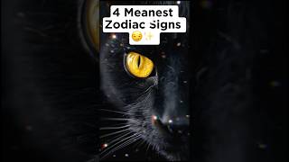 4 Meanest Zodiac Signs 😏✨ [upl. by Lange]