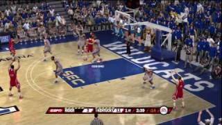 NCAA Basketball 10 PS3 Kentucky vs Rider ESPN [upl. by Rahr]