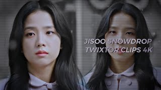 JISOO SNOWDROP TWIXTOR CLIPS 4KMINYXNG [upl. by Ylrebma]