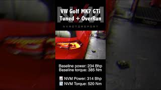 GOLF MK7 GTi Tuning with overrun [upl. by Jaella115]