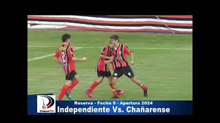 Div Reserva Independiente 11 Chañarense  Fecha 9 Apertura  Liga Interprovincial  120524 [upl. by Nyrhtakyram]