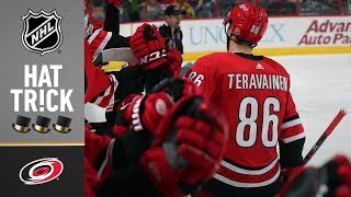 Teuvo Teravainen pots his first career hat trick [upl. by Iphagenia512]