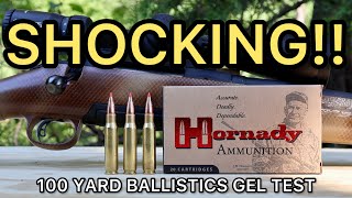 308 Winchester Hornady Custom SST Ballistics Gel Ammo Test [upl. by Thatcher]