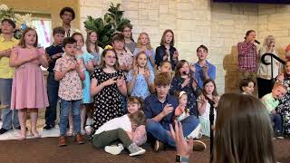 Rise Up Lazarus by CAIN Performed by Lake Cities Church Praise Team and Kids  ASL amp a capella [upl. by Ardnaeel681]