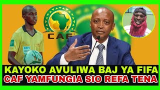 CAF YAMFUNGIA REFA RAMADHAN KAYOKO YAMPOKONYA BEJ YA FIFA SIMBA YAMPOMZA SHIRIKISHO LIPO KIMNYA [upl. by Seigel]