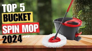 Top 5  Best Spin Mop And Bucket System in 2024  Spin Mop System 2024 Top 5 Picks [upl. by Latsirk]