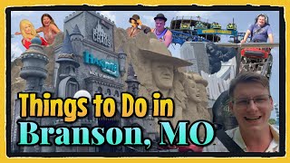 Things to Do in BRANSON MO Mountain Coasters The Track and Hollywood Wax Museum [upl. by Audres]