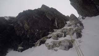 scafell pike c gully winter climb [upl. by Odab]