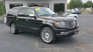 2017 Lincoln Navigator L Select 1 Owner For Sale At Holiday Motors [upl. by Ydnolem]