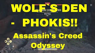 Find Wolf Den in Phokis  Assassins Creed Odyssey [upl. by Malvia291]