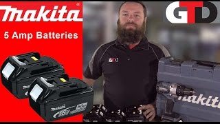 Makita 18 Volt 5 Amp Batteryquot by gettoolsdirectcomau [upl. by Torie825]