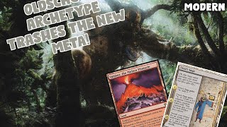 Oldschool Archetype TRASHES the New Meta  Amulet Titan  Modern Prelim  MTGO [upl. by Hoppe]