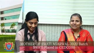 Swati Agarwal  2020  Placed In CEDCOSS AIMT Placement 2020 [upl. by Noruq]