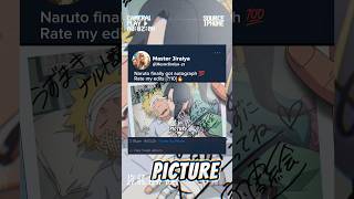 Naruto finally got an autograph 💯naruto anime edits animememe [upl. by Euqinwahs]