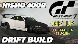 NEW Nismo 400R Drift Build GRAN TURISMO 7 Setup [upl. by Luahs]