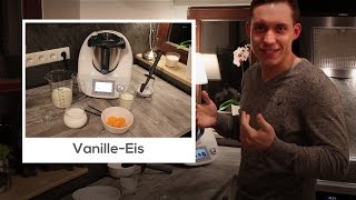 Thermomix  Vanilleeis selber machen  Eis mit echter Vanille [upl. by Onaireves509]