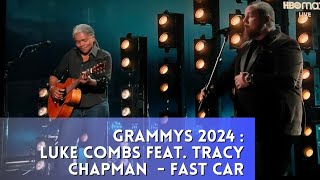 Grammys 2024  Luke Combs feat Tracy Chapman  Fast Car [upl. by Nyllaf]