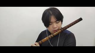 Genshin ImpactWinding River 逶迤绿水长 bamboo flute 竹笛 cover [upl. by Assenal]