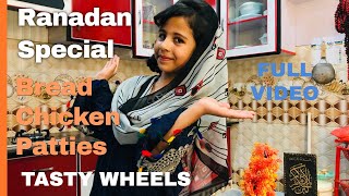 Chicken Bread Crumbs  Bread Chicken Patties Recipe  Ramadan Special  Tasty Wheels [upl. by Hessney]