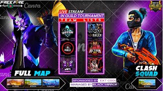 🔴 WEEKLY TOURNAMENT amp DIAMOND GIVEAWAY 🔥 GARENA FREE FIRE🔥 [upl. by Asirrak]