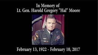 Lt Gen Hal Moore Memorial Service  February 17 2017 [upl. by Ahsir]