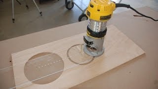 How to Build a Circle Cutting Jig for Your Router [upl. by Yttel]