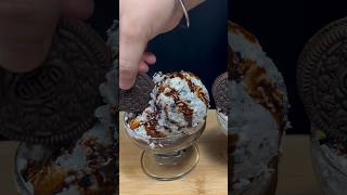 Oreo Ice Cream ASMR Cooking food cooking shorts summerspecial oreo indianasmrworld viral [upl. by Eilyab]