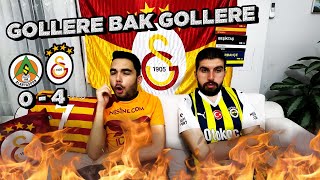 İKİNCİ YARI FİŞİ FENA ÇEKTİK  ALANYASPOR  GALATASARAY TEPKİ VİDEOSU galatasaray [upl. by Acirdna512]