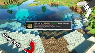 TOP 1 shader MCPE realistis minecraft 121 [upl. by Ennahgiel]