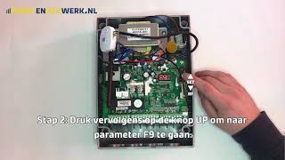 Poortenhekwerknl  Parameters aanpassen in controlbox [upl. by Karlotta]