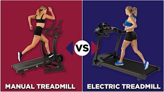 Manual Vs Electric Treadmill  Want To Lose Weight See Which Cardio Machine Is Best For You [upl. by Bruis152]