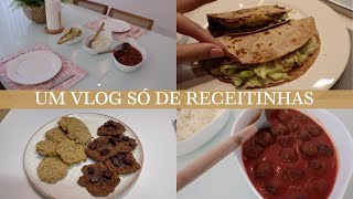 VLOG SÓ DE RECEITAS  bic mac com rap10 cookies fit e almoço simples mas delicioso [upl. by Flemings]