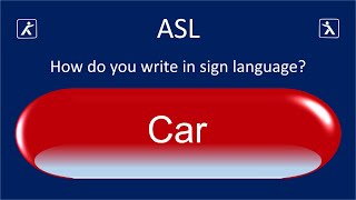 Deaf people ask how to write in sign language Car [upl. by Caia]