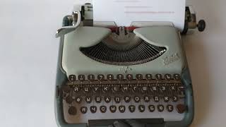 Groma Kolibri Typewriter Test  oldschoolvibesetsycom [upl. by Land733]