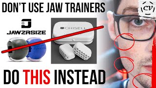 Why Jaw Trainers Are A Bad Idea amp Can Hurt You With Better Alternative [upl. by Ahsekel]