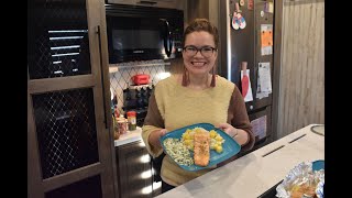 Tropical Salmon and Creamed SpinachSkinning Salmon at Home [upl. by Krys]