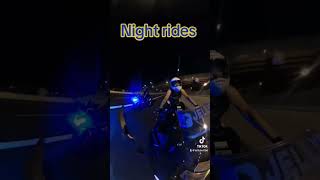 Night rides during summer are the best music biker bikergirl bikerfamily bikerfriends fypage [upl. by Yovonnda651]